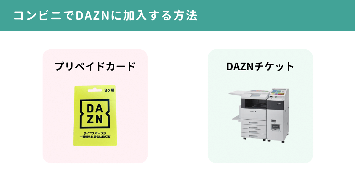 コンビニでDAZNに加入する方法